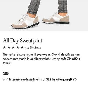 SOLD Outdoor Voices Cloudknit Sweatpant Joggers